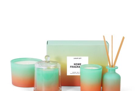 Luxury Aromatherapy Bubble-Cube Wax Candle Set